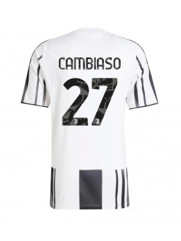 Billige Juventus Andrea Cambiaso #27 Hjemmedrakt 2025-26 Kortermet